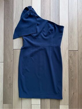 Dress The Population Tiffany One-Shoulder Midi Dress